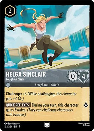 Helga Sinclair (Tough as Nails) - 183/204 - Uncommon (Foil)