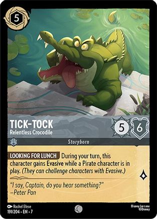 Tick-Tock (Relentless Crocodile) - 191/204 - Common (Foil)