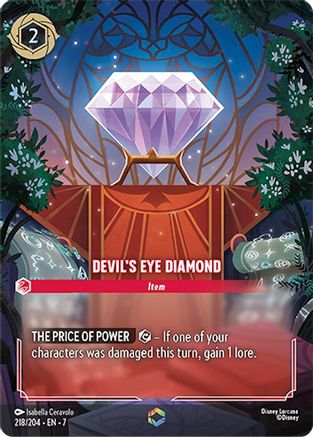 Devil's Eye Diamond - 218/204 - Enchanted