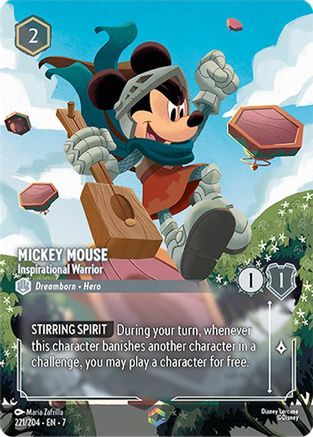 Mickey Mouse (Inspirational Warrior) - 221/204 - Enchanted
