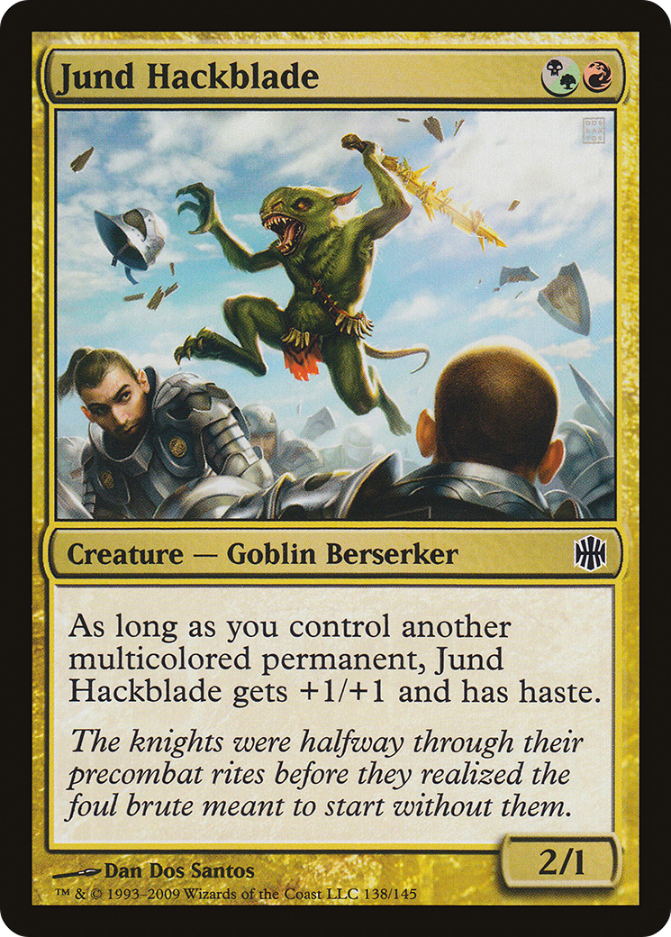 Jund Hackblade (ARB-138) Foil