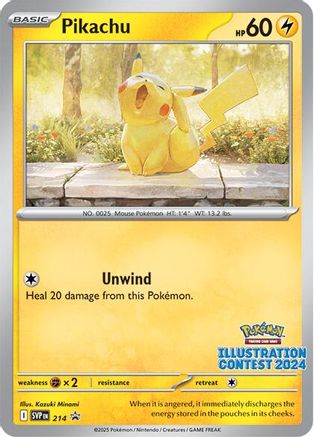 Pikachu (Illustration Contest 2024) 214 - Promo