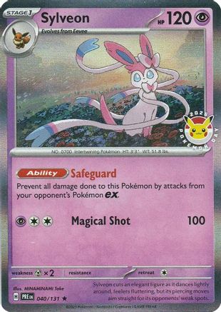 Sylveon — 040/131 (Pokemon Day) 040/131 - Holofoil Miscellaneous Cards & Products - Rare