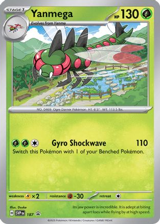 Yanmega (Cosmos Holo) 187 - Holofoil - Promo
