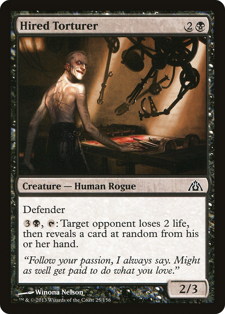 Hired Torturer (DGM-025) Foil