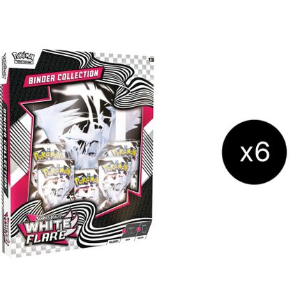 White Flare Binder Collection Case