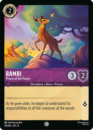 Bambi (Prince of the Forest) - 57/204 - Common