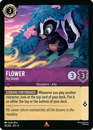 Flower (Shy Skunk) - 76/204 - Rare