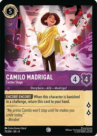 Camilo Madrigal (Center Stage) - 75/204 - Common