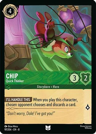 Chip (Quick Thinker) - 97/204 - Uncommon (Foil)
