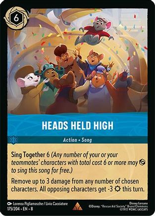 Heads Held High - 175/204 - Rare (Foil)