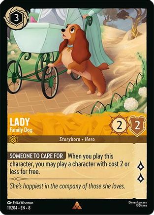 Lady (Family Dog) - 11/204 - Rare