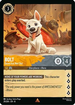 Bolt (Down but Not Out) - 29/204 - Rare (Foil)