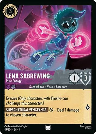 Lena Sabrewing (Pure Energy) - 49/204 - Uncommon (Foil)