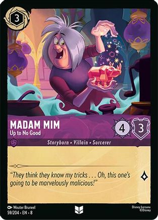Madam Mim (Up to No Good) - 59/204 - Uncommon (Foil)