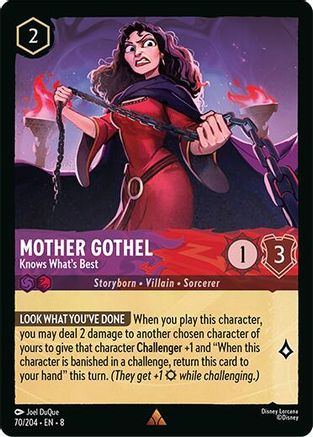 Mother Gothel (Knows What's Best) - 70/204 - Rare (Foil)