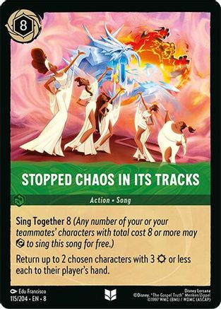 Stopped Chaos in Its tracks - 115/204 - Uncommon (Foil)