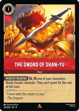 The Sword of Shan Yu - 152/204 - Rare