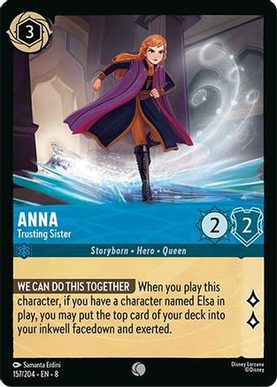 Anna (Trusting Sister) - 157/204 - Common (Foil)