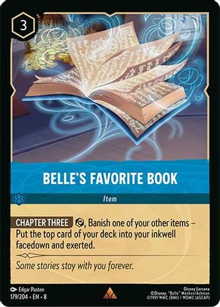 Belle's Favorite Book - 179/204 - Rare (Foil)