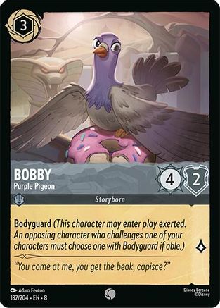 Bobby (Purple Pigeon) - 182/204 - Common (Foil)