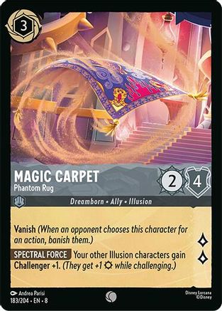 Magic Carpet (Phantom Rug) - 183/204 - Common (Foil)