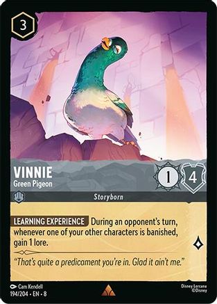 Vinnie (Green Pigeon) - 194/204 - Rare
