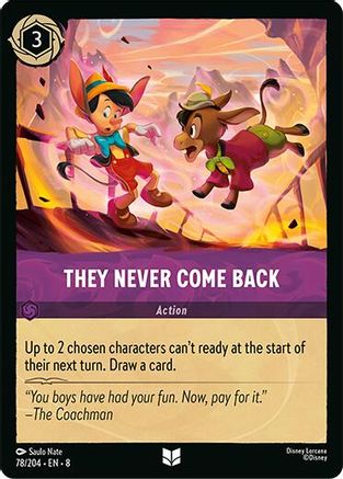 They Never Come Back - 78/204 - Uncommon (Foil)