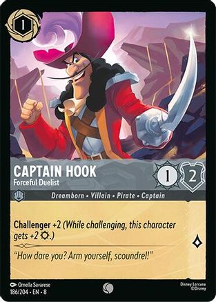 Captain Hook (Forceful Duelist) - 186/204 - Common