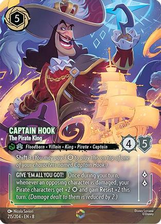 Captain Hook (The Pirate King) - 215/204 - Enchanted