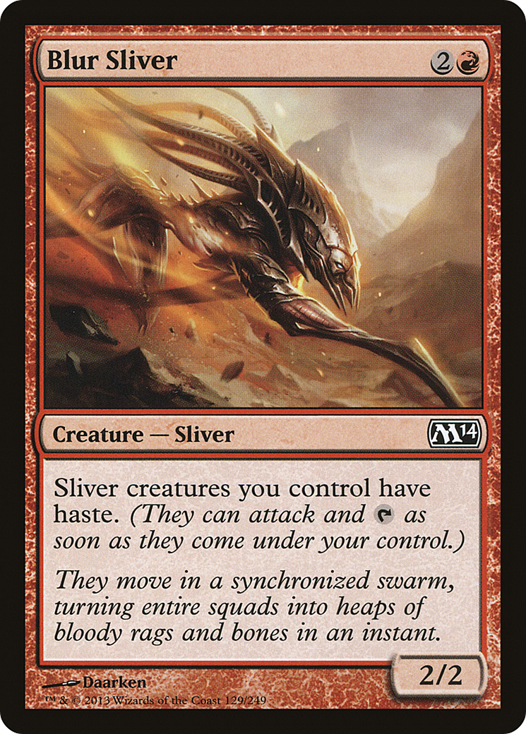 Blur Sliver (M14-129) Foil