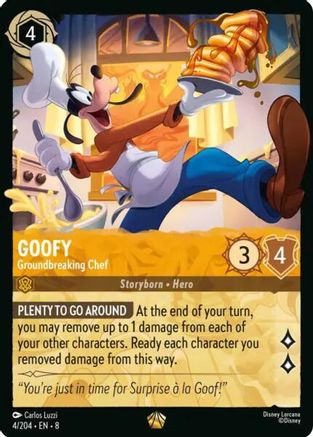 Goofy (Groundbreaking Chef) - 4/204 - Legendary