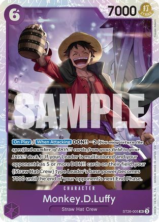 Monkey.D.Luffy - ST26-005 - Super Rare