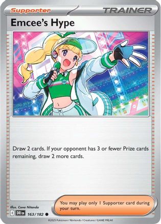 Emcee's Hype 163/182 SV10 Destined Rivals - Common
