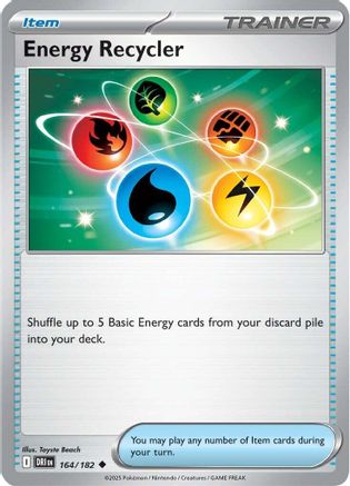 Energy Recycler 164 - Uncommon Reverse Holo