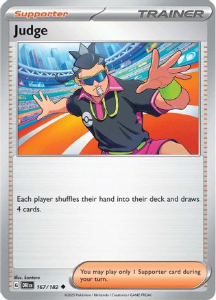 Judge 167/182 SV10 Destined Rivals - Uncommon