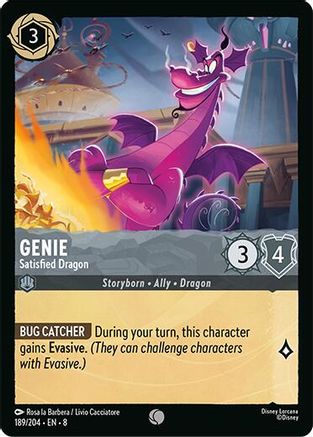 Genie (Satisfied Dragon) - 189/204 - Common (Foil)
