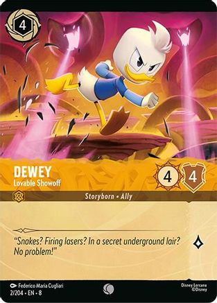 Dewey (Lovable Showoff) - 2/204 - Foil (Foil)