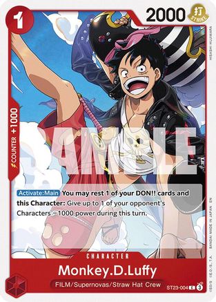 Monkey.D.Luffy - (ST23-004) - Common
