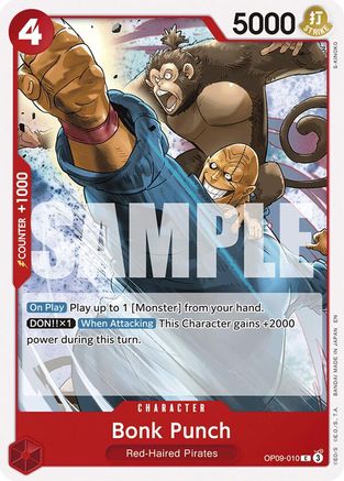 Bonk Punch (Reprint) - (OP09-010) - Common