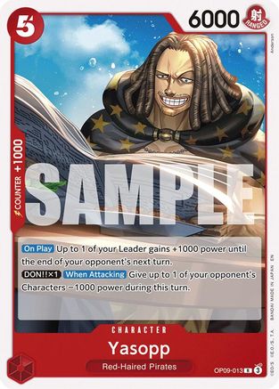 Yasopp (Reprint) - OP09-013 (non-foil)