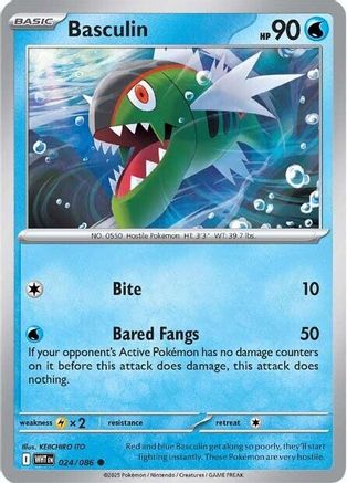 Basculin 024 - Reverse Holofoil SV White Flare - Common
