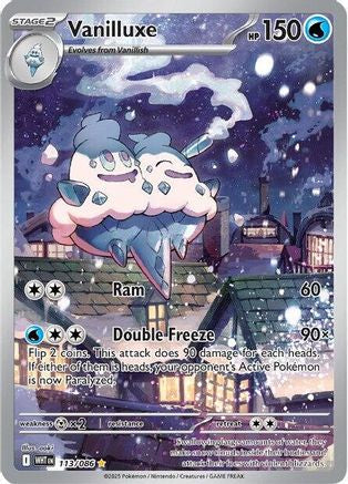 Vanilluxe 113/086  - Holofoil SV White Flare - Illustration Rare