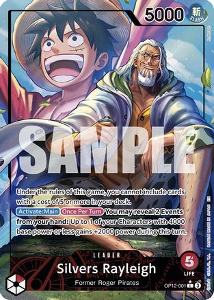 Silvers Rayleigh (Alternate Art) (OP12-001)