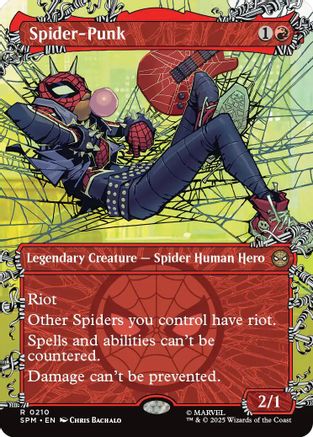 Spider-Punk (SPM-210) (Borderless) Foil