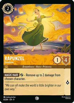 Rapunzel (Sunshine) - 8/204 - Common (Foil)
