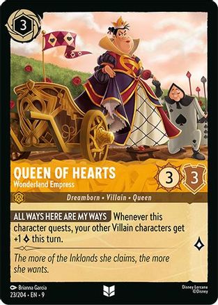 Queen of Hearts (Wonderland Empress) - 23/204 - Uncommon