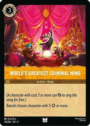 World's Greatest Criminal Mind - 30/204 - Uncommon (Foil)