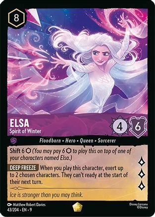Elsa (Spirit of Winter) - 43/204 - Legendary