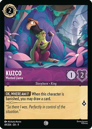 Kuzco (Wanted Llama) - 49/204 - Common (Foil)